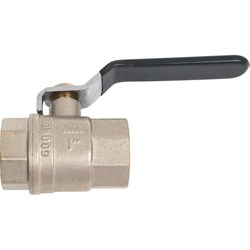 Латунный никилерованный шаровой кран для воды Millennium KVRFF1010 - фото 16276371