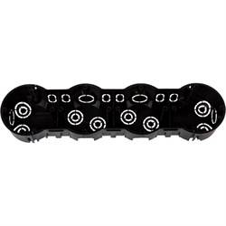 Четырехместная коробка установочная для кирпичных стен Greenel GE40012 - фото 16280363