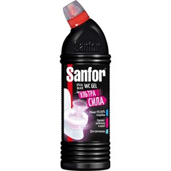 Средство для чистки сантехники Sanfor WC gel Special Black - фото 16288665