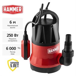 Дренажный насос HAMMER NAP250CD - фото 16296016