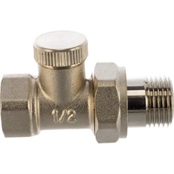 Прямой настроечный клапан для радиатора Lammin LM21047000015 - фото 16318951