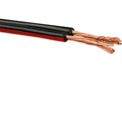 Провод акустический ELTROS ШВП-М 2x0,35, бухта 200м, красно-черный - фото 16323286