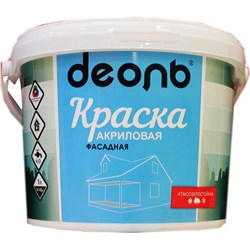 Акриловая краска фасадная Деоль DAF27W - фото 16327953