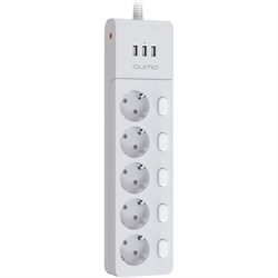 Сетевой фильтр Qumo Power Bar PRO 6SP4U P-000, - фото 16334210