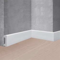 Ударопрочный влагостойкий напольный плинтус под покраску Stenopol УПАК C7234 - фото 16340420