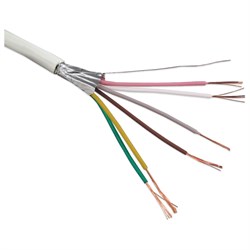 Кабель для сигнализации ELTROS КСПЭВГ 6x0,35, бухта 200м, белый - фото 16346891