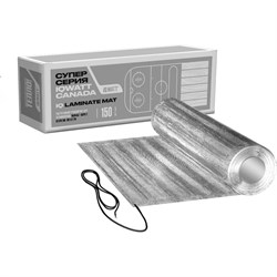 Ультратонкий греющий мат для установки под: ламинат, паркет, ковролин, линолеум IQWATT IQ LAMINATE MAT - фото 16368561