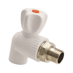 Угловой шаровой кран для радиаторов AQUALINK 3640 - фото 16395800