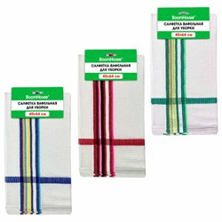 Салфетка вафельная универсальная, ХЛОПОК, 40х64 см, цветная полоска, ассорти, BOOMHOUSE (БУМХАУС), 700884 - фото 16416654