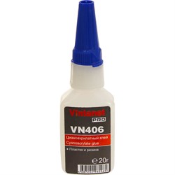 Моментальный цианоакрилатный клей для эластомеров и резины VINTANET VN406 - фото 16421088