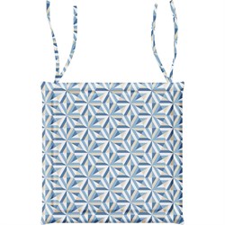 Подушка для стула Verossa Ромбы голубые - фото 16422853