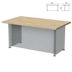 Столешница стола письменного "Приоритет" (1600х900х750 мм), кронберг, К-901, К-901 кронберг - фото 16441291