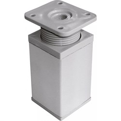 Ножка TECH-KREP 40х40х100 мм, квадрат, регулируемая сверху, алюминий - фото 16442895