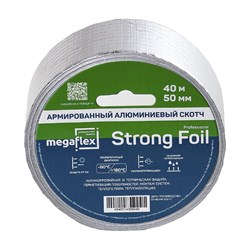 Армированная алюминиевая клейкая лента Megaflex strong foil - фото 16446097