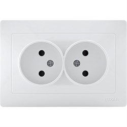 Двойная розетка Luxar Novo - фото 16447029