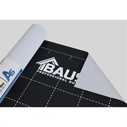 Диффузионная трехслойная мембрана Baustill AS 160 1.6х43.75, 70 м2 СТО 96891647-016-2023 - фото 16448593