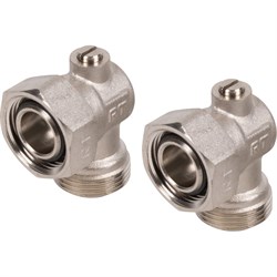 Угловой раздельный набор нижнего подключения Royal Thermo НС-1353996 - фото 16461134