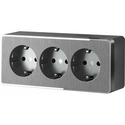 Тройная розетка WERKEL Gallant - фото 16462147