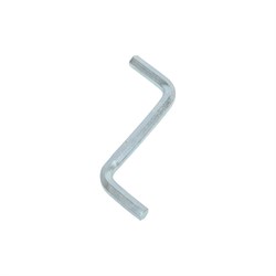 Z-образный оцинкованный шестигранный ключ Hafele 008.28.454 - фото 16466650