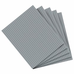 Салфетки губчатые для уборки кухни 15х18 см, ЦЕЛЛЮЛОЗНЫЕ, КОМПЛЕКТ 5 шт., серые, LAIMA, 700266 - фото 16495203