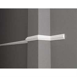 Ударопрочный влагостойкий стеновой молдинг под покраску Decor-Dizayn DD002 - фото 16495385