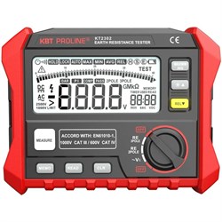 Цифровой измеритель сопротивления заземления КВТ KT 2302 PROLINE - фото 16503790