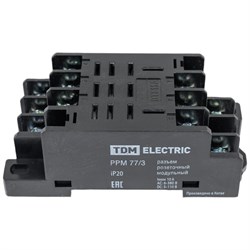Модульный разъем для РЭК77/3 TDM ELECTRIC РРМ77/3 - фото 16515217
