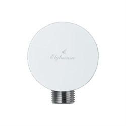 Подключение для душевого шланга Elghansa WS-5N-White - фото 16520398