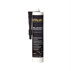 Силиконовый герметик STALOC silicone oil resistant black - фото 16527108