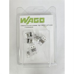 Двухпроводная соединительная клемма WAGO 2273-242 - фото 16528432