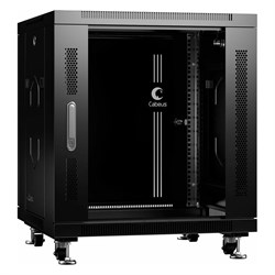 Напольный телекоммуникационный монтажный шкаф для оборудования Cabeus SH-05C-12U60/60-BK - фото 16531257