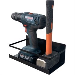 Магнитная малая полка Проф-магнит черная - фото 16540029