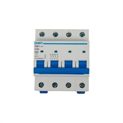 Автоматический выключатель CHINT NB1-63 - фото 16546153
