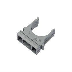 Клипса для гофротрубы Электропласт 20KL100GR - фото 16557799