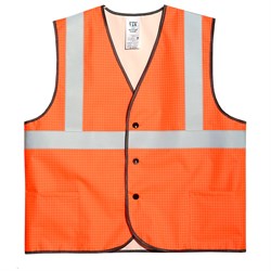 Жилет сигнальный огнестойкий Прометей СОП-3 (тк.Полиэфир,250) тип-3, оранжевый - фото 16559360