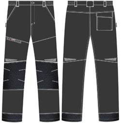 Брюки ProfLineSpecialist (тк.Смесовая,240), черный - фото 16559476