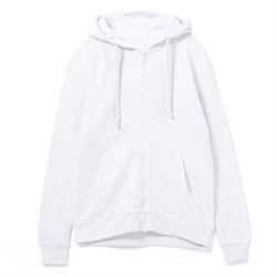 Толстовка на молнии с капюшоном Siverga Heavy 2.0, белый - фото 16559567