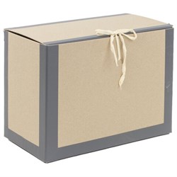 Короб архивный 180х240х330 мм, переплетный картон/бумвинил, завязки, до 1700 л., STAFF, 112160 - фото 16561885