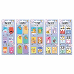 Закладки для книг МАГНИТНЫЕ, "ЯРКИЙ МИКС", комплект 30 штук, 35x25 мм, FUNSTER (ФАНСТЕР), 116657 - фото 16562061