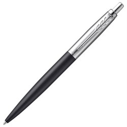 Ручка шариковая PARKER "Jotter XL", УТОЛЩЕННЫЙ корпус, черный матовый лак, детали из нержавеющей стали, синяя, 2068358 - фото 16562271