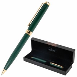Ручка подарочная шариковая GALANT "Ando Emerald", корпус изумруд, детали золото, узел 0,7 мм, линия письма 0,5 мм, синяя, 144175 - фото 16562336