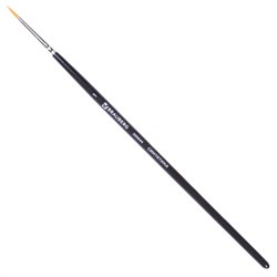 Кисть художественная проф. BRAUBERG ART CLASSIC, синтетика жесткая, круглая, № 1, короткая ручка, 200644 - фото 16562759