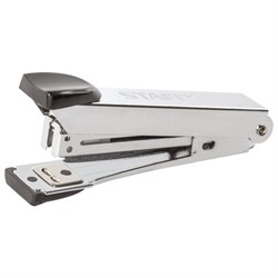 Степлер №10 металлический STAFF "Manager", до 18 листов, с антистеплером, черный, 226844 - фото 16562993