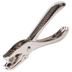 Дырокол металлический на 1 отверстие BRAUBERG "HL-1", до 6 л., 226867 - фото 16562995