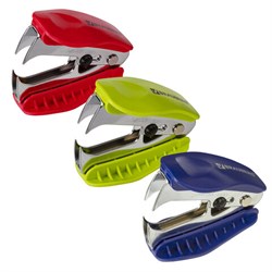 Антистеплер для скоб №10 и №24/6, BRAUBERG "METROPOLIS", с фиксатором, ассорти, 228745 - фото 16563086