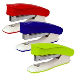 Степлер №10 BRAUBERG "METROPOLIS", до 20 листов, с антистеплером, ассорти, 228751 - фото 16563089