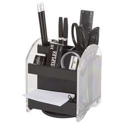 Канцелярский набор STAFF "Форум", 15 предметов, вращающаяся конструкция, 231077 - фото 16563147