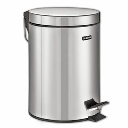 Ведро мусорное с педалью 12 литров "Classic", ЗЕРКАЛЬНОЕ, нержавеющая сталь, со съемным внутренним ведром, LAIMA, 232261 - фото 16563183