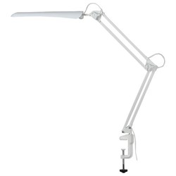 Настольная лампа светильник Гермес на струбцине, СВЕТОДИОДНАЯ, 8 Вт, белый - фото 16563193