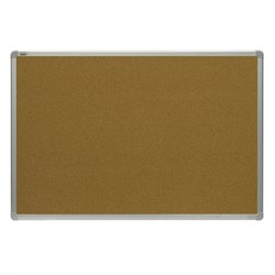 Доска пробковая для объявлений 90x120 см, алюминиевая рамка, 2х3 OFFICE, (Польша), TCA129 - фото 16563265